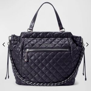 MZ Wallace Black Quilted Shoulder Bag
